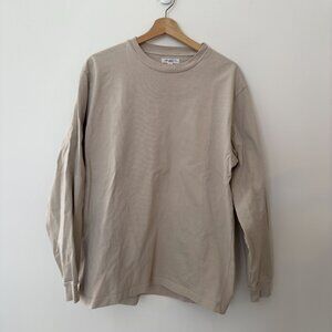 lady white co long sleeve rugby t shirt size 40 large